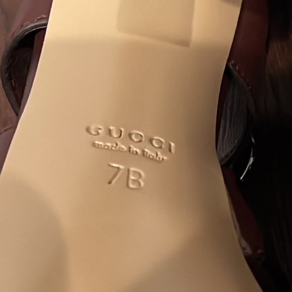 Gucci Women’s Brown and Silver Hardware Platform Sandals Size 7 - Picture 12 of 12